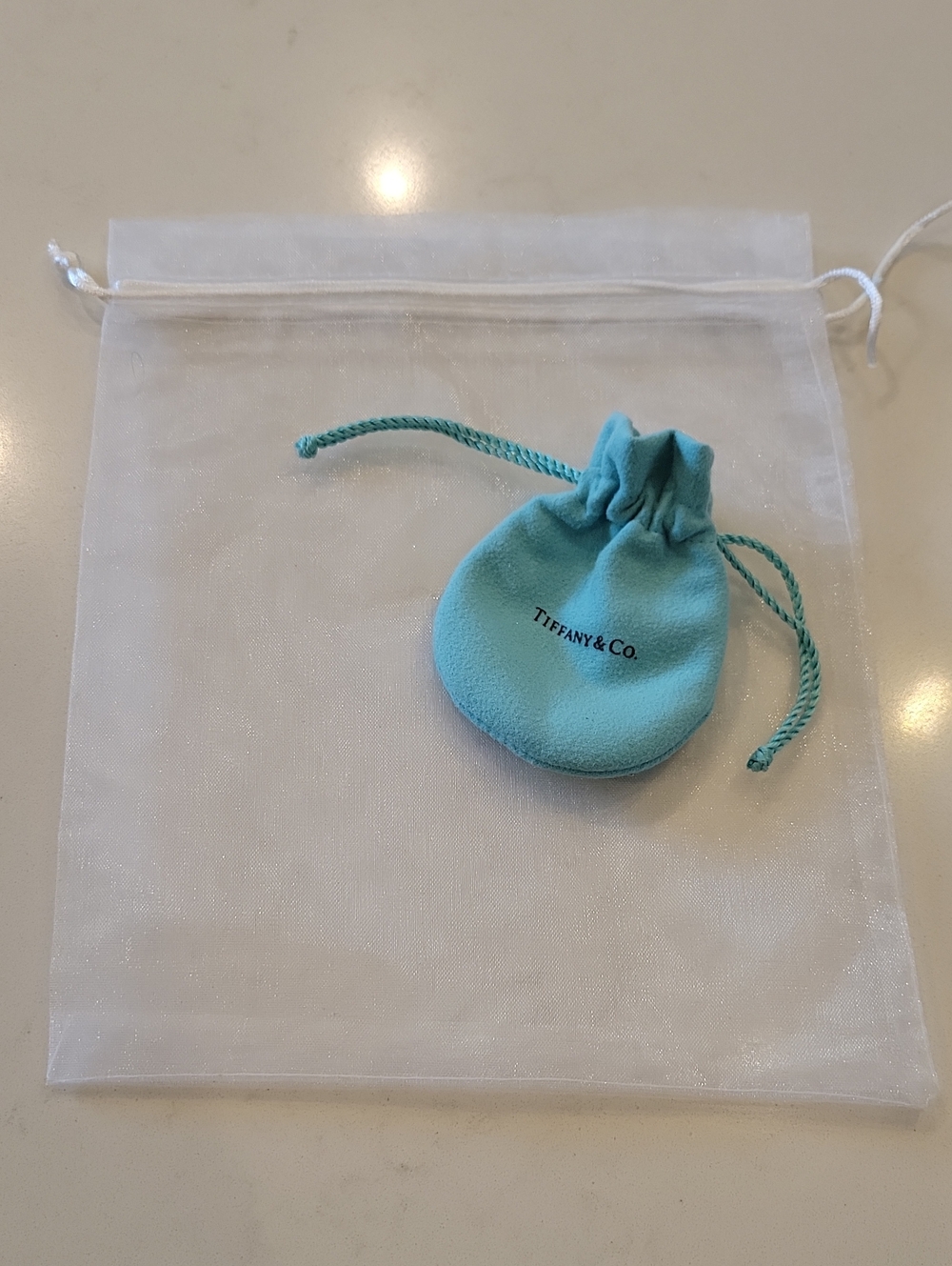 Free With Purchase Tiffany & Co Jewelry Bag And Sheer White Bag